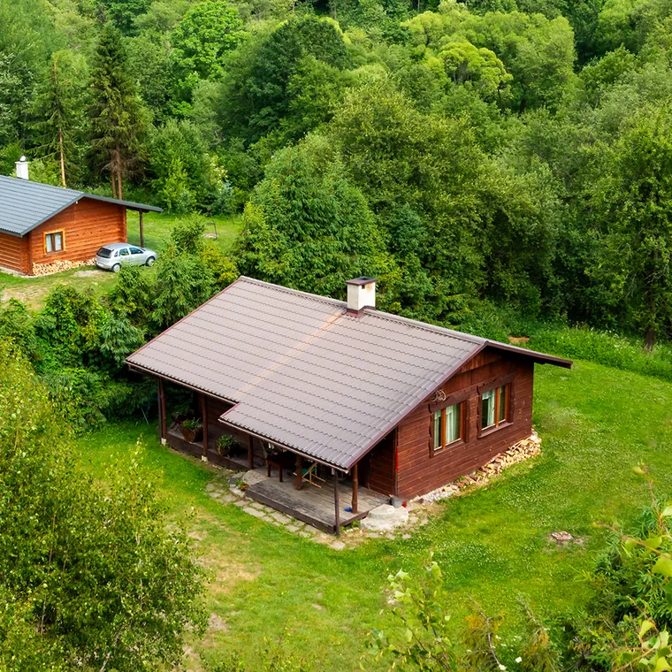 Domek WOLF - domek parterowy dla 6 osób w Bieszczadach